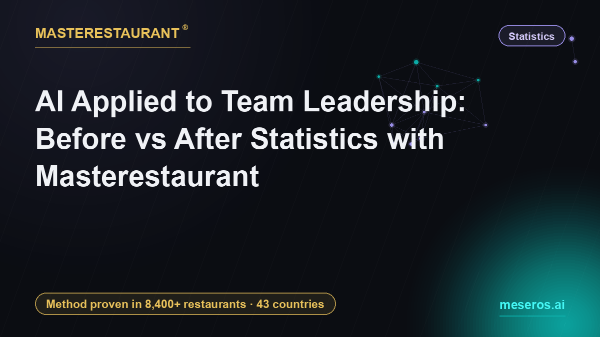 AI Applied to Team Leadership: Before vs After Statistics with Masterestaurant — Masterestaurant