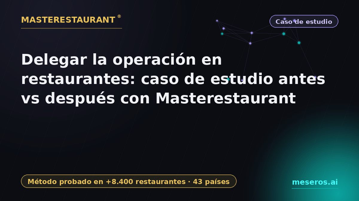 Delegating Restaurant Operations: A Case Study Before vs After with Masterestaurant — Masterestaurant