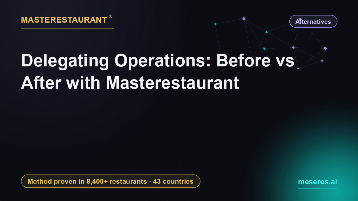 Delegating Operations: Before vs After with Masterestaurant — Masterestaurant