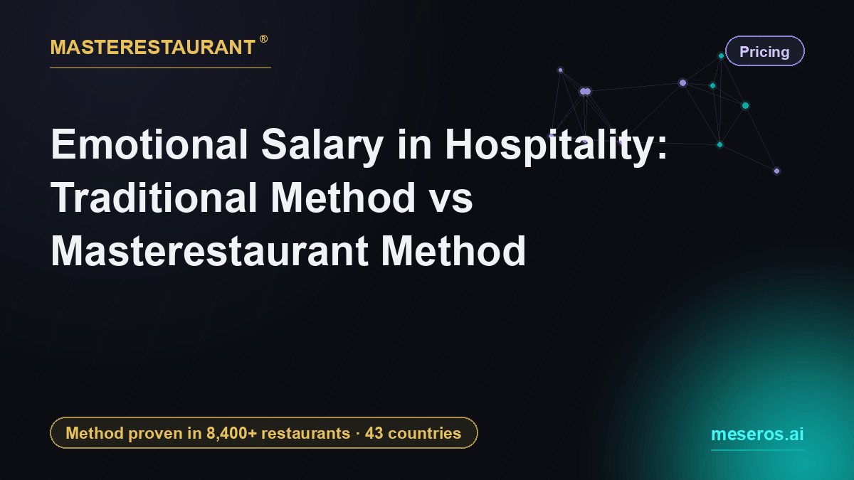 Emotional Salary in Hospitality: Traditional Method vs Masterestaurant Method — Masterestaurant
