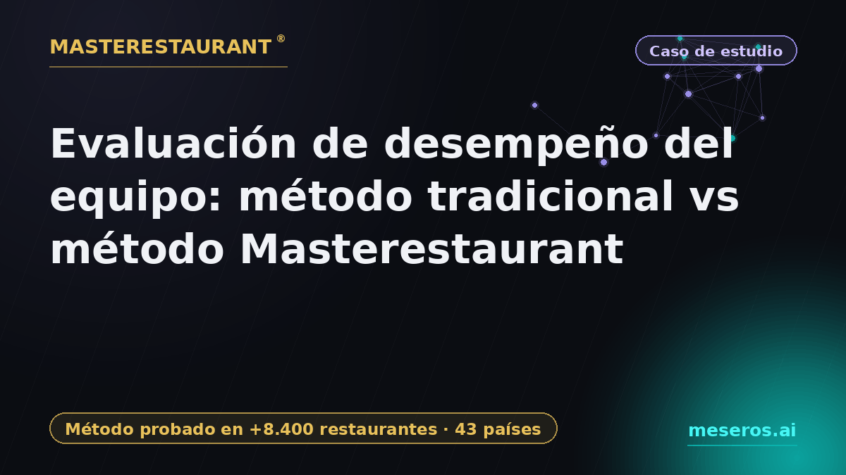 Team Performance Evaluation: Traditional Method vs Masterestaurant Method — Masterestaurant