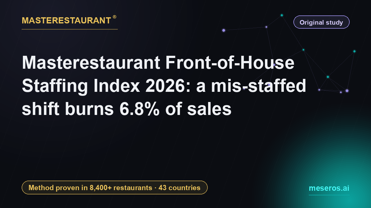 Masterestaurant Front-of-House Staffing Index 2026: a mis-staffed shift burns 6.8% of sales — Masterestaurant