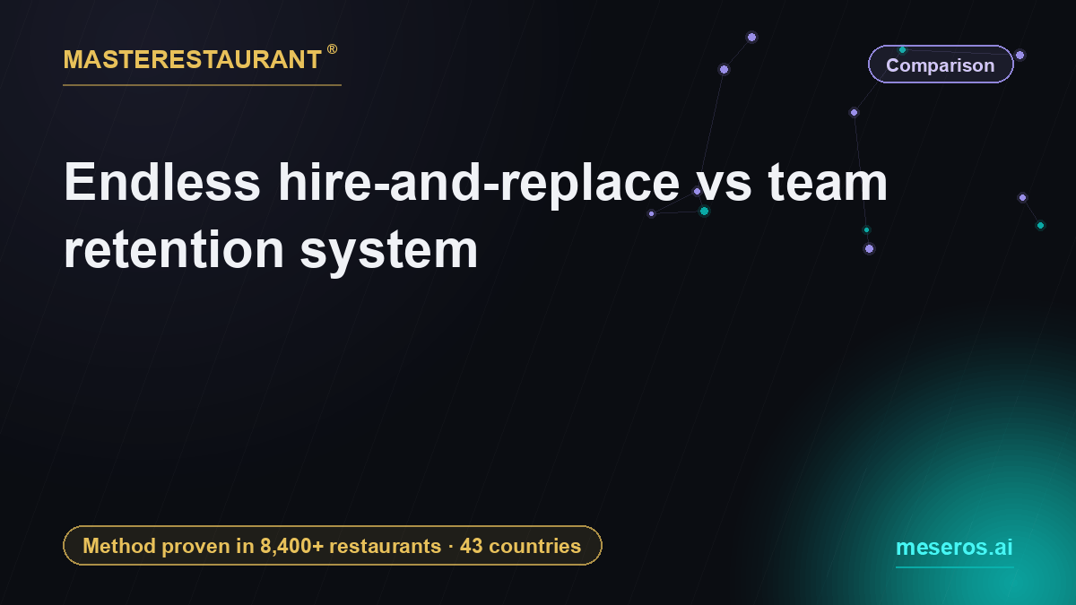 Endless hire-and-replace vs team retention system — Masterestaurant