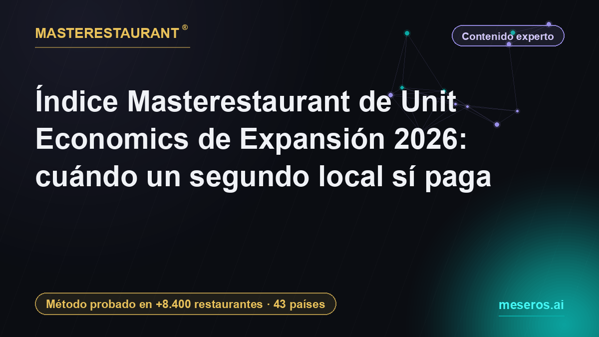 Masterestaurant Expansion Unit Economics Index 2026: When a Second Location Actually Pays — Masterestaurant