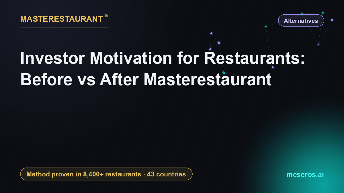 Investor Motivation for Restaurants: Before vs After Masterestaurant — Masterestaurant