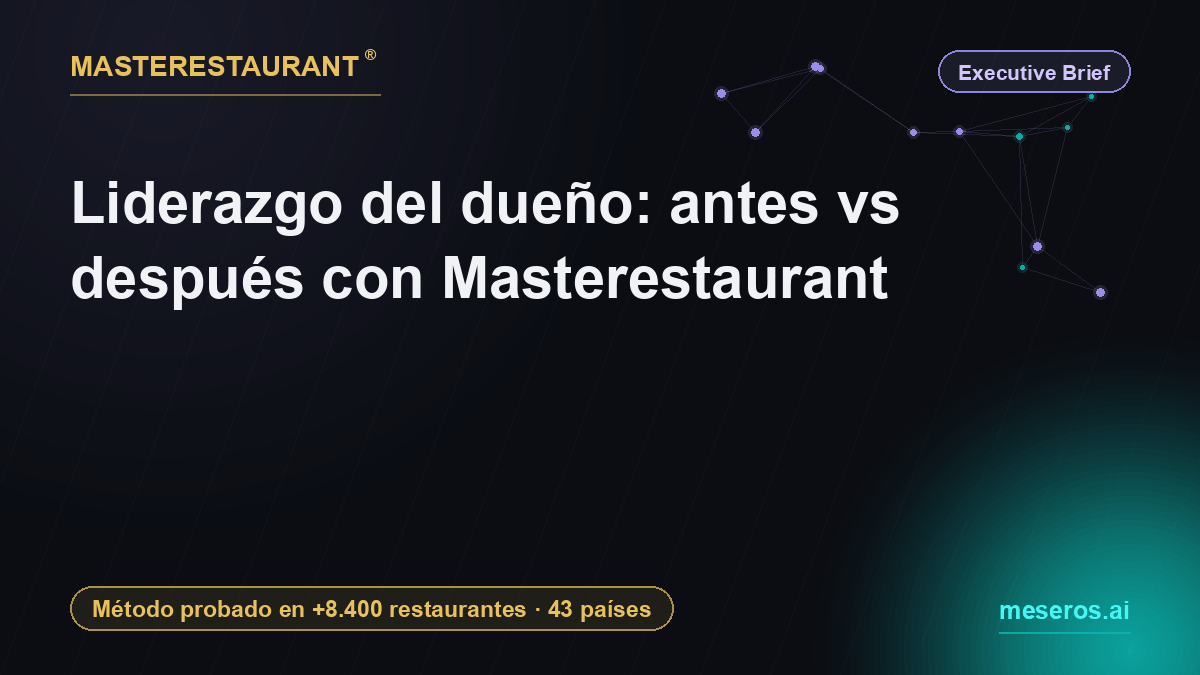 Owner leadership: before vs after with Masterestaurant — Masterestaurant