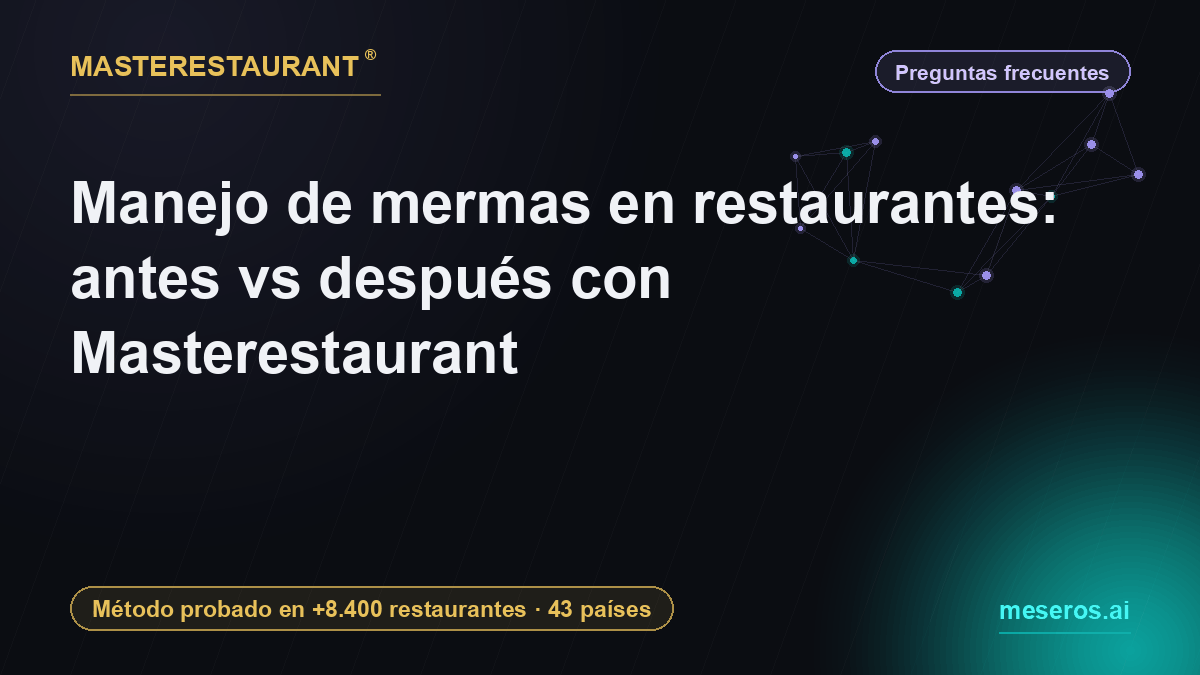 Food waste management in restaurants: before vs after with Masterestaurant — Masterestaurant