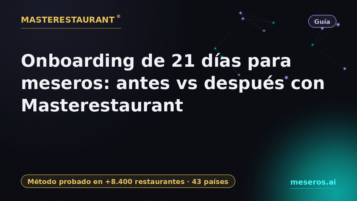 21-Day Server Onboarding: Before vs After with Masterestaurant — Masterestaurant