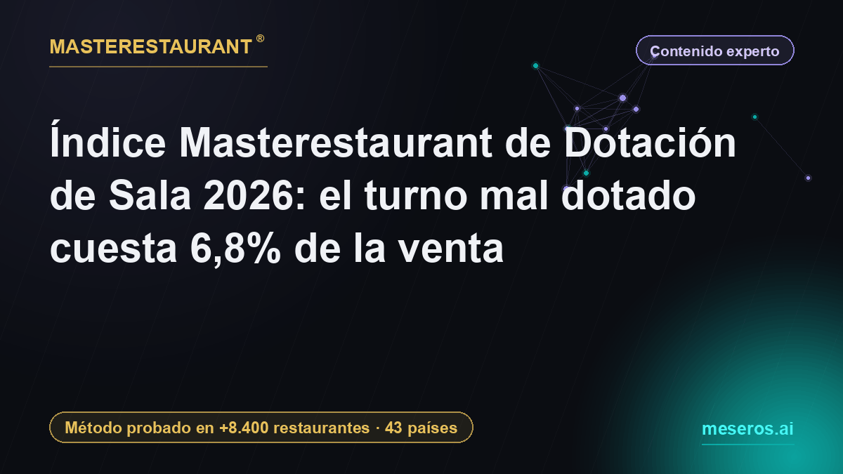 Masterestaurant Front-of-House Staffing Index 2026: a mis-staffed shift burns 6.8% of sales — Masterestaurant