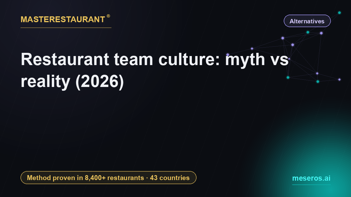 Restaurant team culture: myth vs reality (2026) — Masterestaurant
