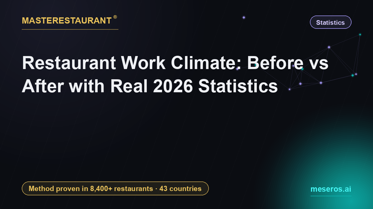 Restaurant Work Climate: Before vs After with Real 2026 Statistics — Masterestaurant