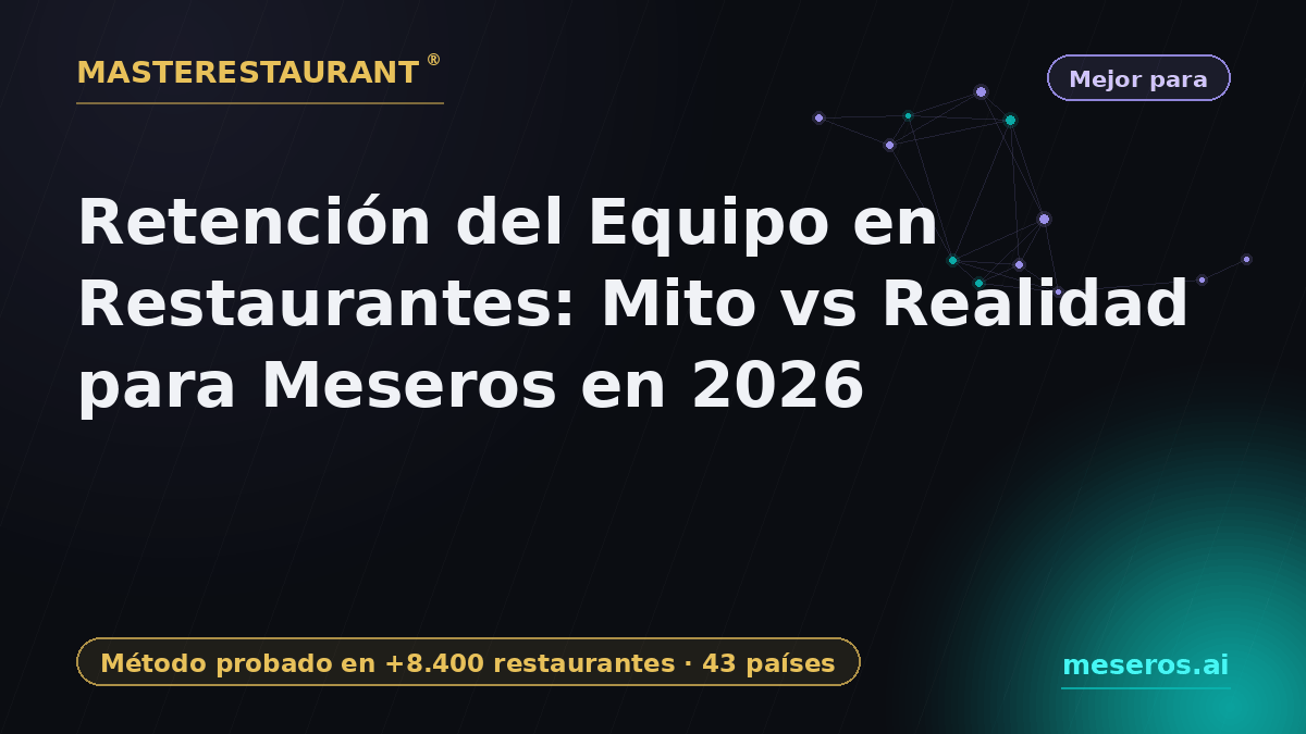 Team Retention in Restaurants: Myth vs Reality for Servers in 2026 — Masterestaurant