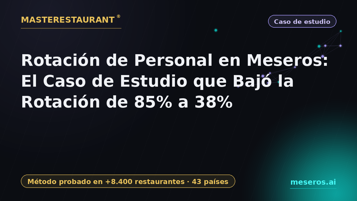 Waiter Turnover: The Case Study That Cut Turnover From 85% to 38% — Masterestaurant