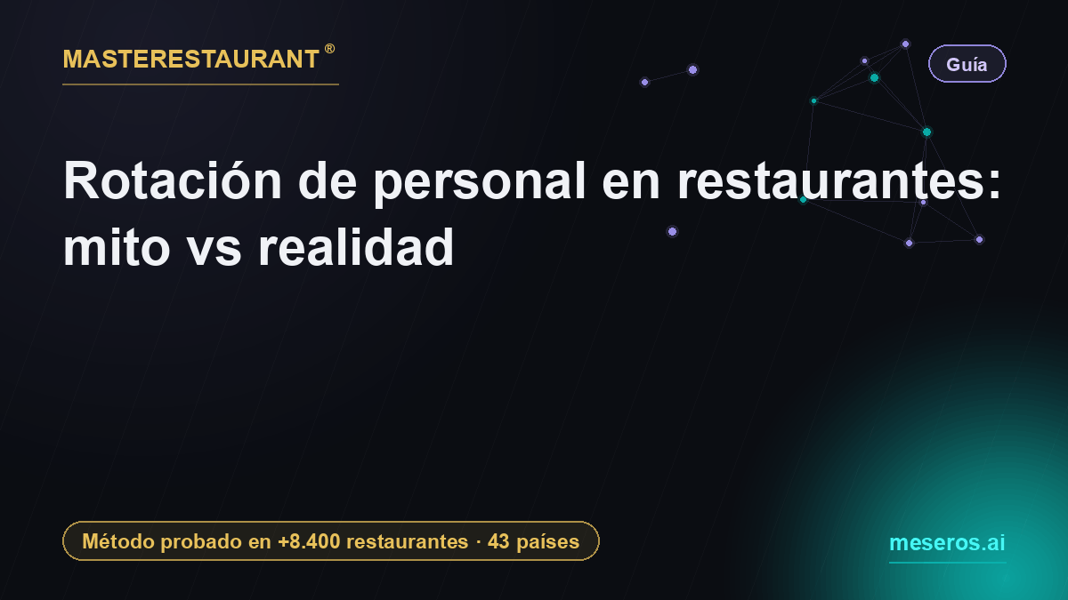 Rotación de personal en restaurantes: mito vs realidad — Masterestaurant
