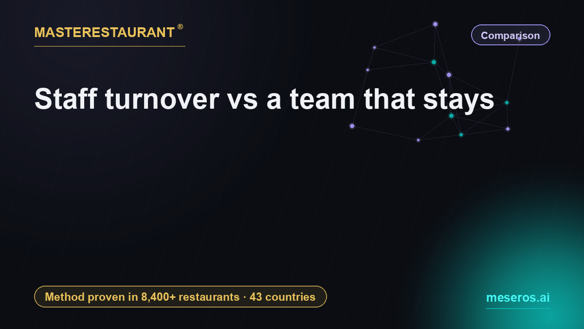 Staff turnover vs a team that stays — Masterestaurant